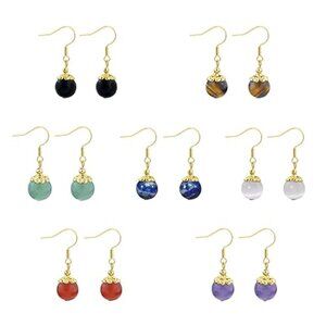 Gemstone Earrings | 1 pair | hand crafted | NEW
